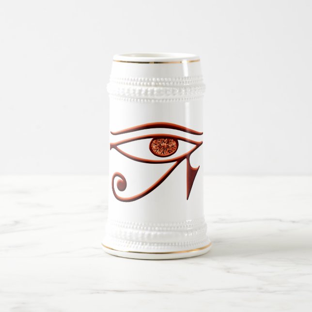 Chope À Bière OEil de feu Horus Stein (Centre)