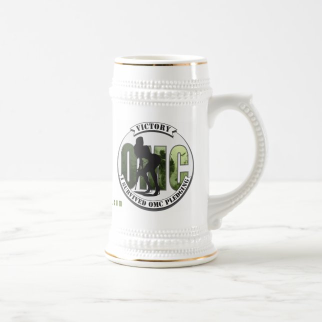 Chope À Bière OMC "j'ai survécu au trophée de promesse d'OMC" (Droite)