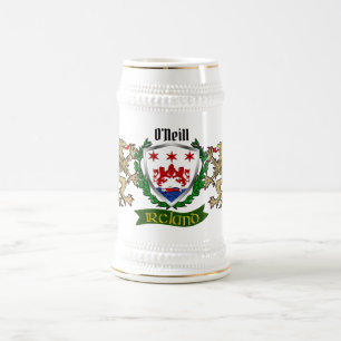 Chope À Bière O'Neill/Neill Irish Shield Beer Stein