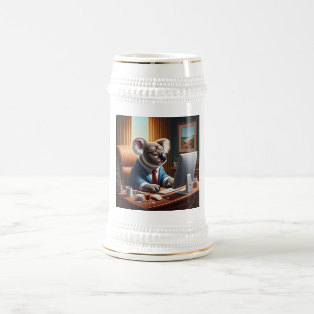 Chope À Bière Ordinateur Koala (Centre)