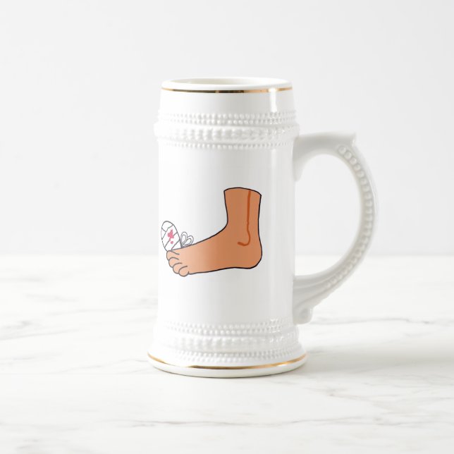 Chope À Bière Orteil cassé par Foot-2 (Droite)