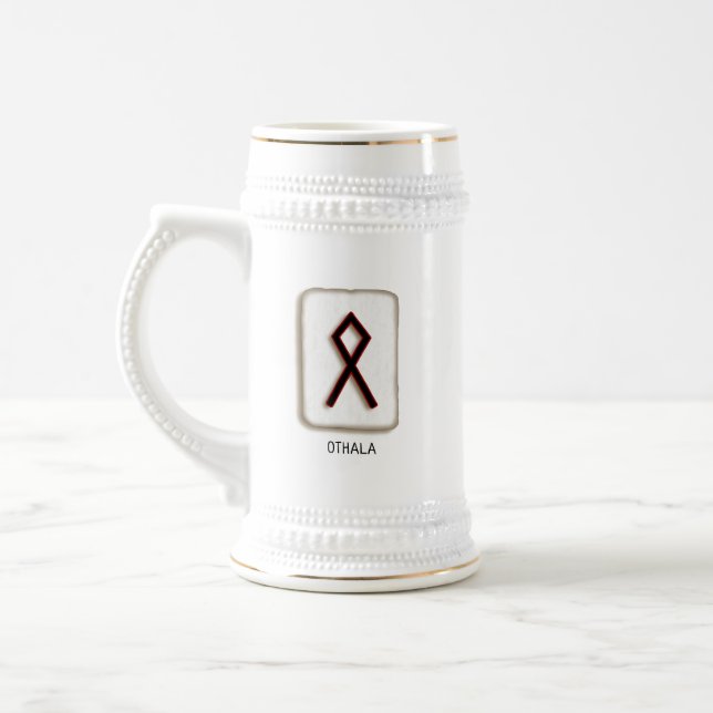 Chope À Bière Othala RuneStone Stein (Gauche)