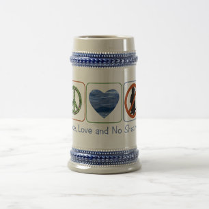 Chope À Bière Paix, amour et aucunes ombres