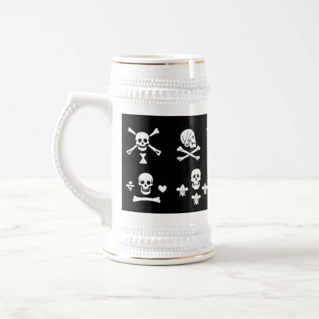 CHOPE À BIÈRE PÂLE DE PIRATES NOIRES, OBJETS TRAVERSÉS, ÉPINES (Gauche)