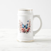 Papillon Fleuriste Personnalisé Joyeux Anniversair