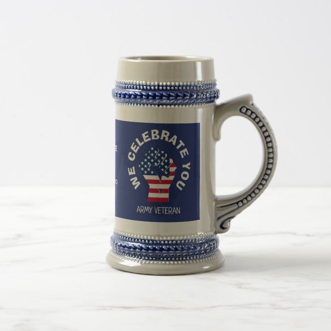 Chope À Bière Patriotique Américain VOUS CÉLÉBRE (Droite)