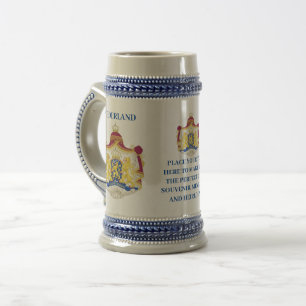 Chope À Bière Pays-Bas (Nederland) Armoiries Oktoberfest 