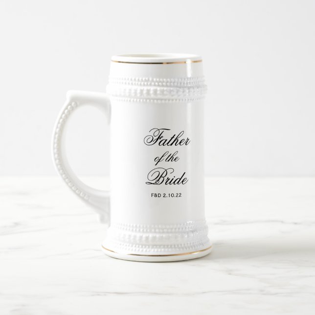Chope À Bière Père classique de la mariée Bière Stein (Gauche)