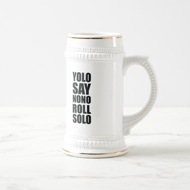 Chope À Bière Petit pain de YOLO solo (Droite)
