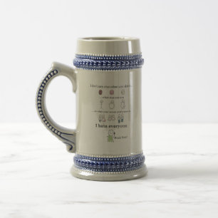 Chope À Bière peu m'importe quelle couleur votre peau est drôle