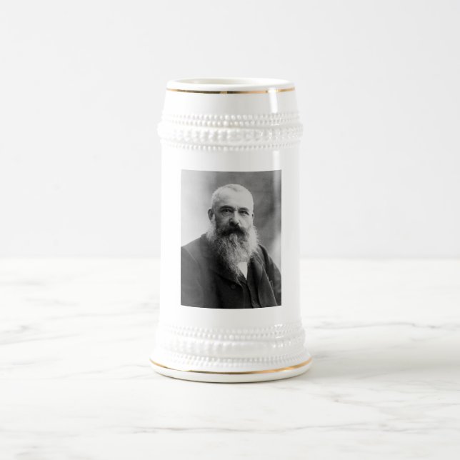 Chope À Bière Photo Claude Monet Portrait (Centre)