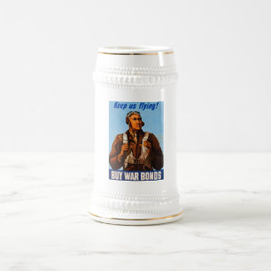 Chope À Bière Pilotes d'aviation afro-américains de 2ÈME GUERRE 