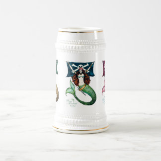 Chope À Bière Piratez le ~ de sirène Tankard/Stein par le