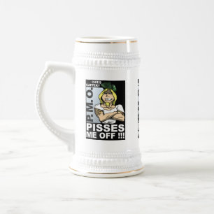 Chope À Bière Pisses Me Off Beer Stein - une image