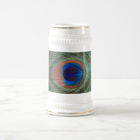 Plume verte Stein de paon