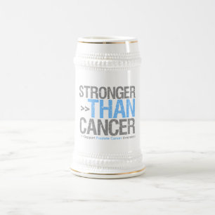 Chope À Bière Plus fort que le Cancer - cancer de la prostate