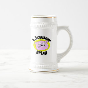Chope À Bière Porc Stein de boisson alcoolisée