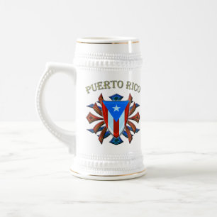 Chope À Bière Porto Rico - bouclier