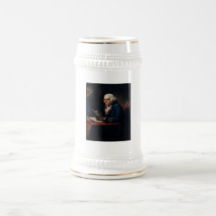 Chope À Bière Portrait de pouce, Benjamin Franklin Père fondateu