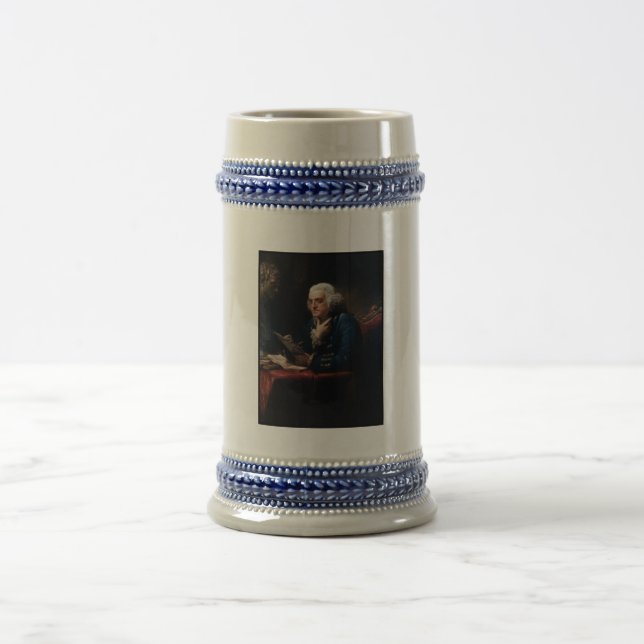 Chope À Bière Portrait de pouce, Benjamin Franklin Père fondateu (Centre)