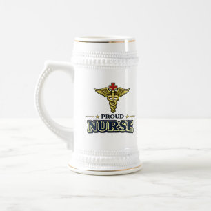 Chope à bière pour infirmière fière