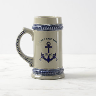 Chope À Bière Première Ancre d'accouplement personnalisée Nautiq