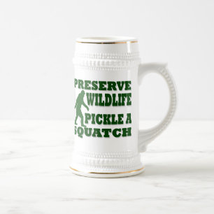 Chope À Bière Préserver le pickat sauvage un squatch