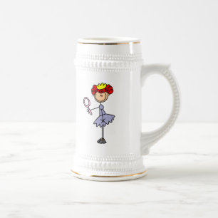 Chope À Bière Princesse aux cheveux roux