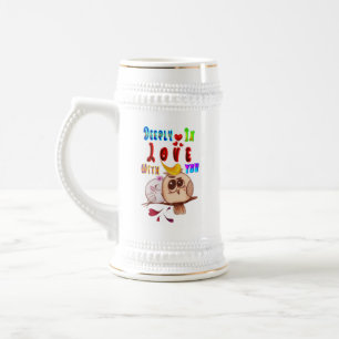 Chope À Bière Profondément En Amour Avec Toi