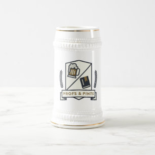 Chope À Bière Profs et pintes de stein de bière