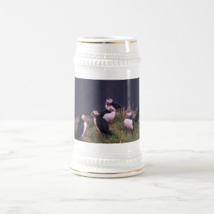 Chope À Bière Puffins de l'Atlantique