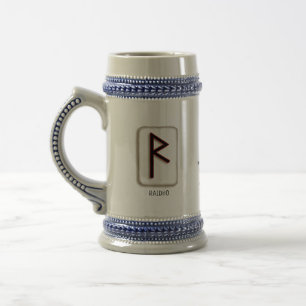 Chope À Bière Raidho RuneStone Stein