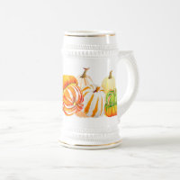 Récolte citrouille sur un Stein