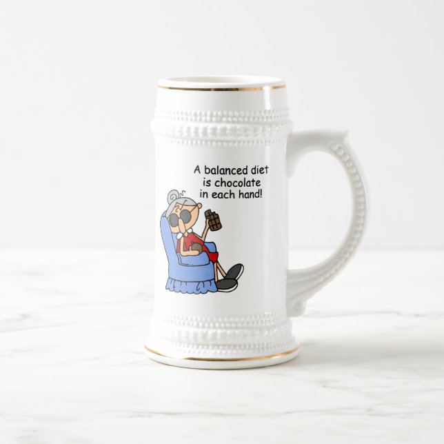 Chope À Bière Régime équilibré de chocolat (Droite)