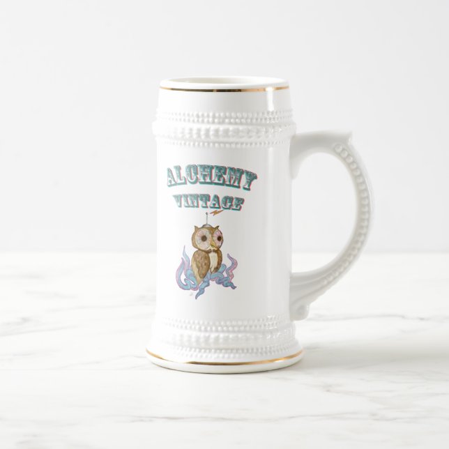 Chope À Bière Robot de hibou de poulpe (Droite)