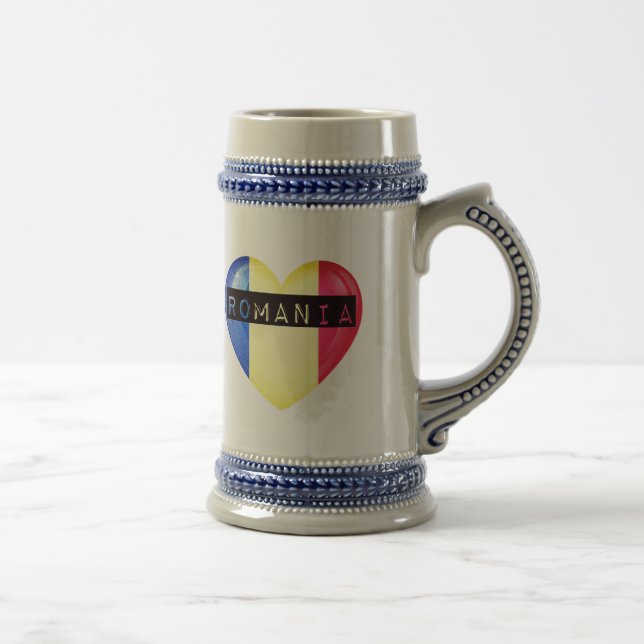 Chope À Bière Romania Heart (Droite)