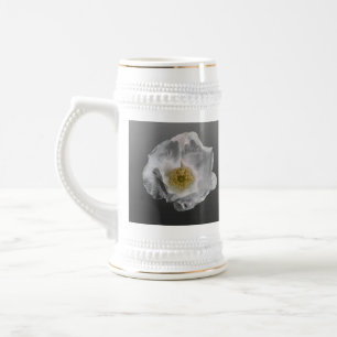 Chope À Bière Rose de plage de Blanc Stein