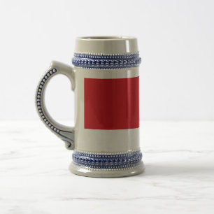 Chope À Bière Rouge rayé