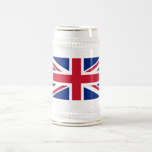 Chope À Bière Royaume-Uni Union Jack Drapeau des colonies britan