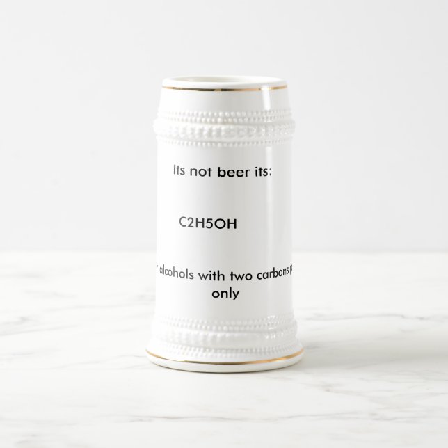 Chope À Bière Sa pas bière sa : , C2H5OH, avertissant : pour (Centre)