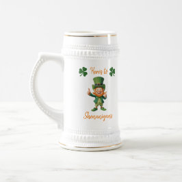 Chope À Bière Saint Patrick's Day-Leprechaun-