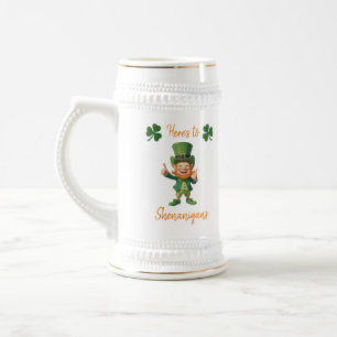 Chope À Bière Saint Patrick's Day-Leprechaun-