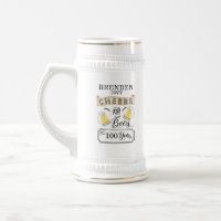 Salutations et bières à 100 ans Anniversaire Bière