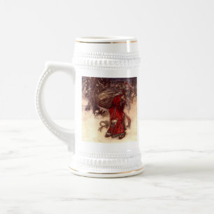 Chope À Bière Santa Claus Arthur Rackham