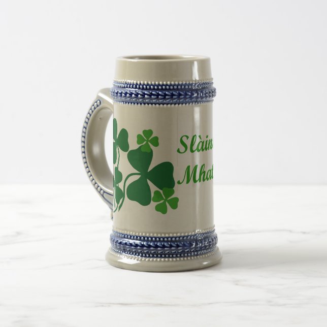 Chope À Bière Santé Mhath/acclamations/shamrock de (Devant gauche)