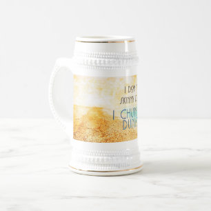Chope À Bière Scène de plage idyllique et chaude de SlipperyJoe 