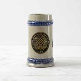Chope À Bière Sergent-major de commandement CSM