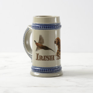 Chope À Bière Setter irlandais 