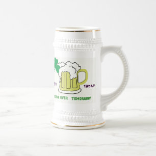 Chope À Bière Shamrock, et Mog de bière Stien