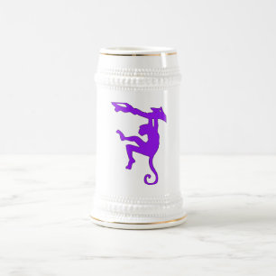 Chope À Bière Singe balançant dans la bande dessinée de
